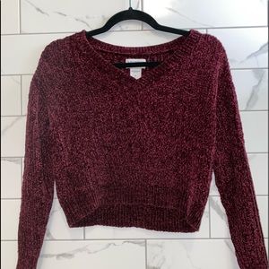 Maroon Cozy Sweater